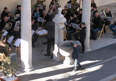 Am Fest des «Beato Manfredo» in Riva San Vitale, 26.1.2014