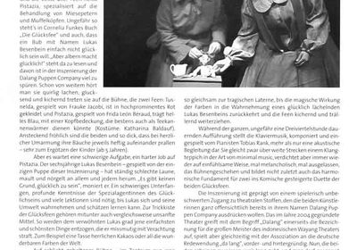 [Translate to Italienisch:] Artikel für «double» - Magazin für Figuren- und Objekttheater, 3/2005